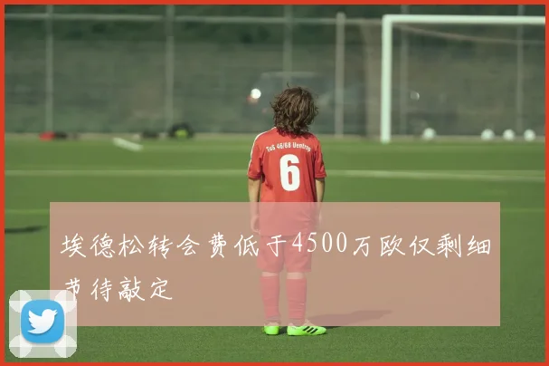 埃德松转会费低于4500万欧仅剩细节待敲定